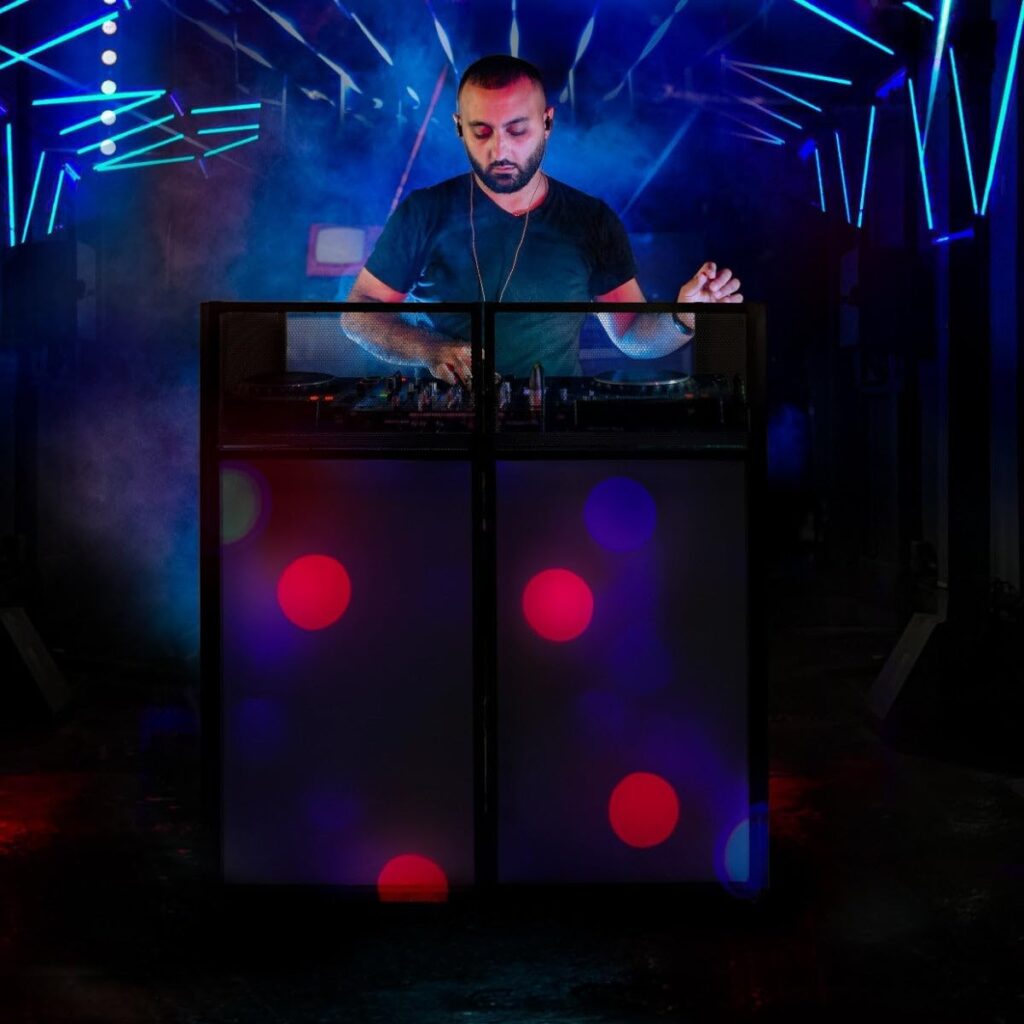 cabina tocadiscos dj