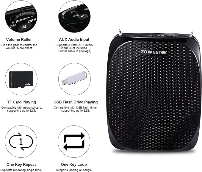 Zoweetek® Amplificador de Voz portatil