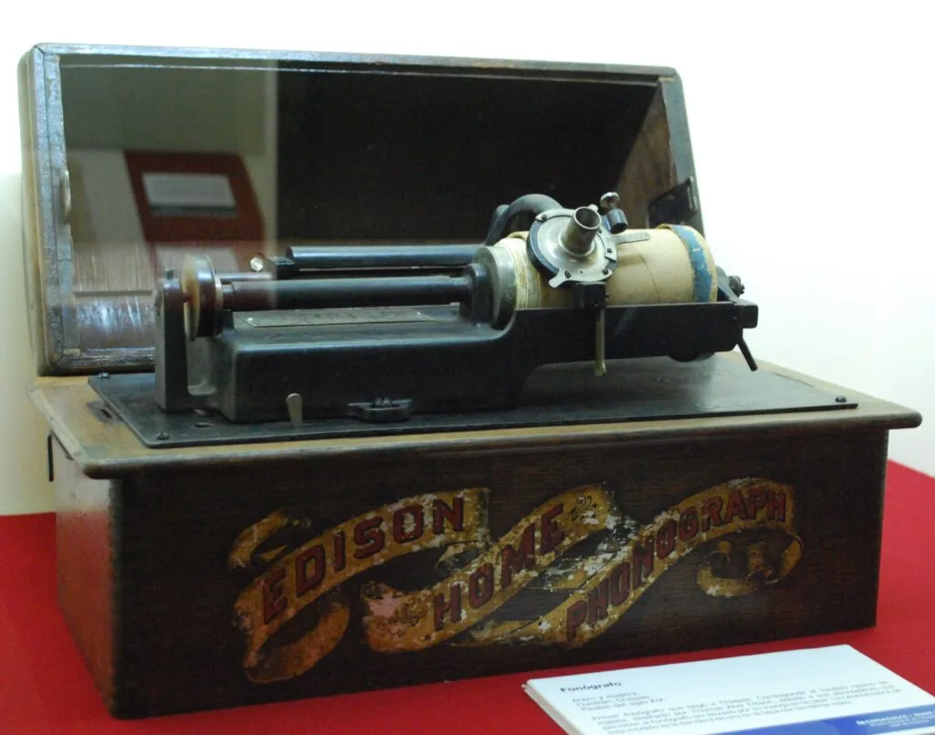 fonógrafo de Thomas Edison