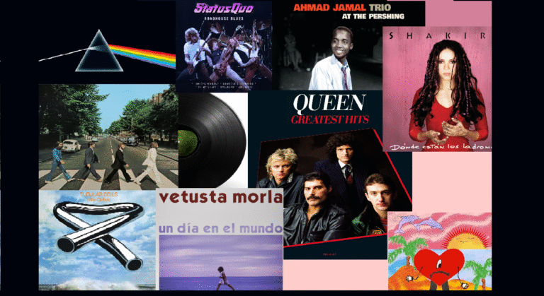 tienda de discos de vinilo