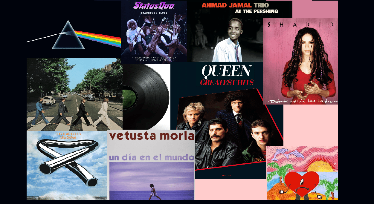 tienda de discos de vinilo