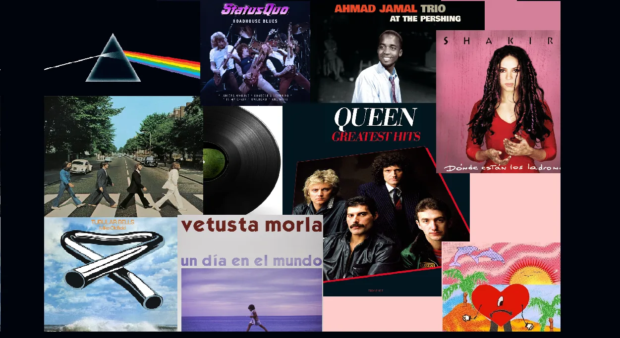 tienda de discos de vinilo